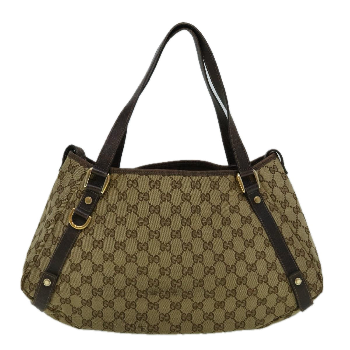 GUCCI GG Canvas Tote Bag Beige 130736 60262