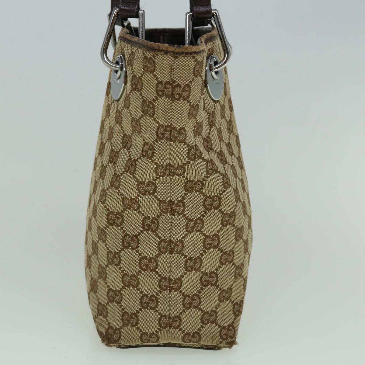 GUCCI GG Canvas Tote Bag Beige 120840 60264