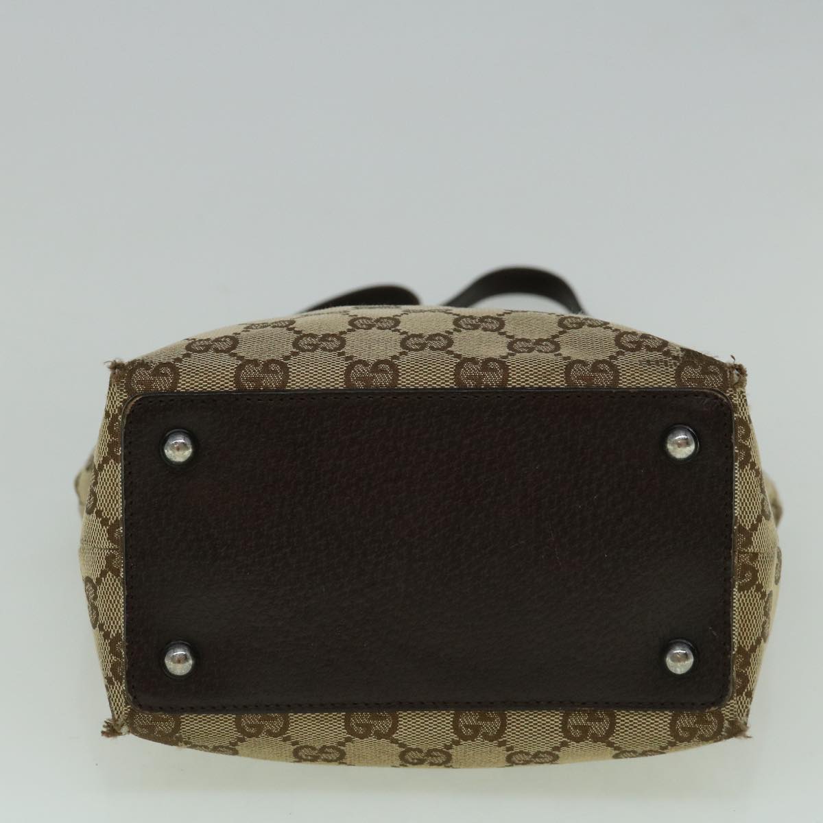 GUCCI GG Canvas Tote Bag Beige 120840 60264