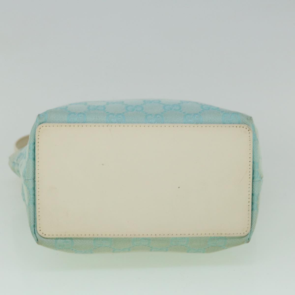 GUCCI GG Canvas Tote Bag Light Blue 002 1099 2404 60388