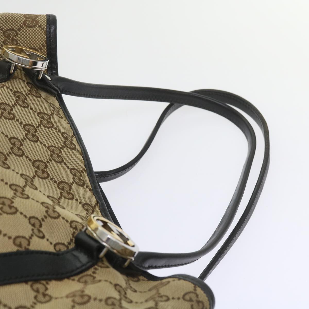 GUCCI GG Canvas Tote Bag Beige 232957 60522