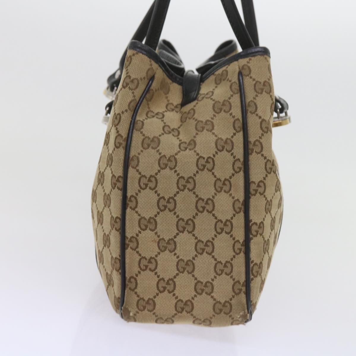 GUCCI GG Canvas Tote Bag Beige 232957 60522