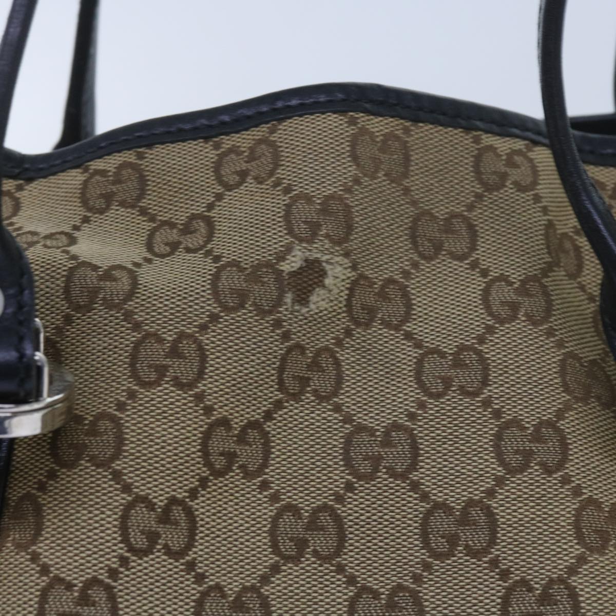 GUCCI GG Canvas Tote Bag Beige 232957 60522