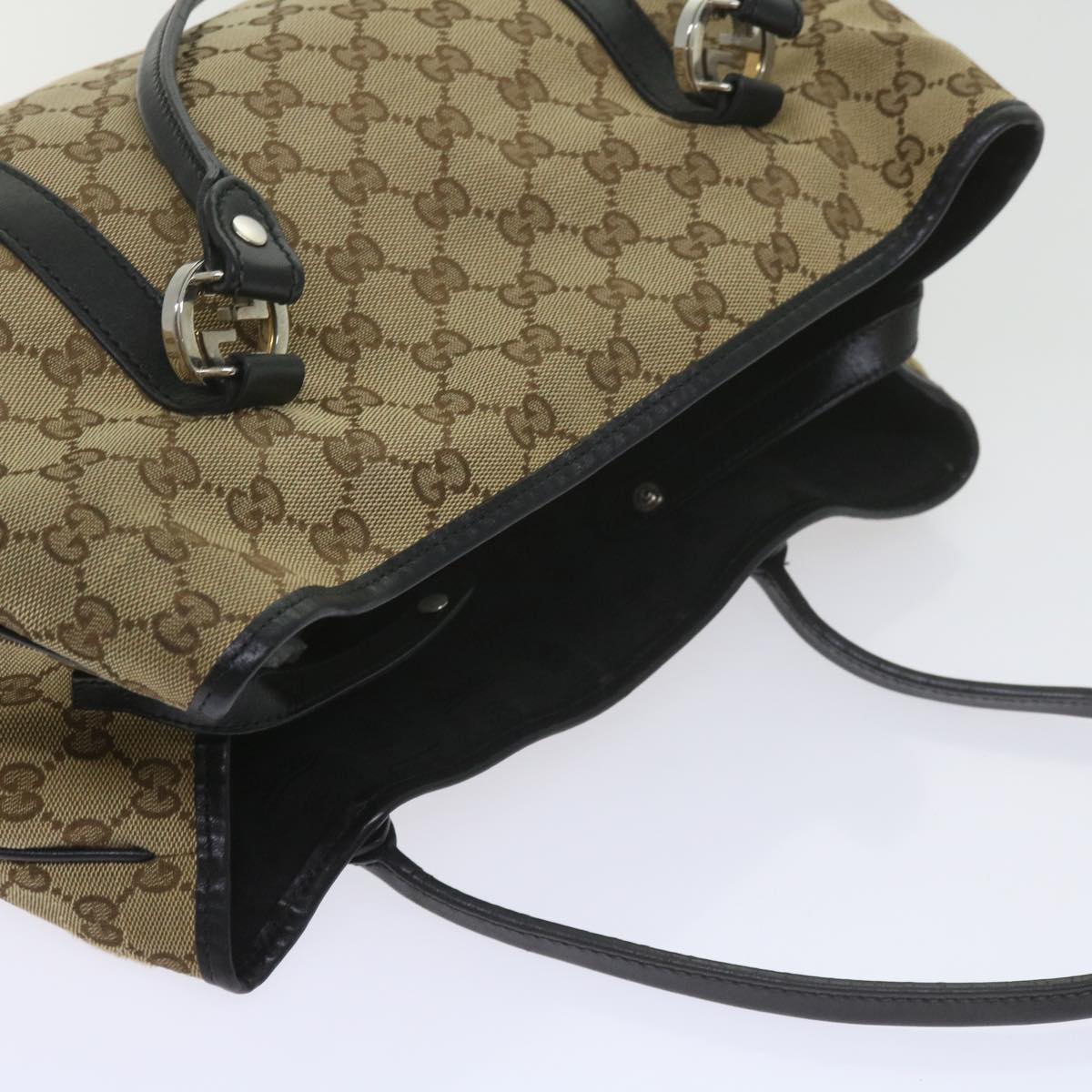 GUCCI GG Canvas Tote Bag Beige 232957 60522