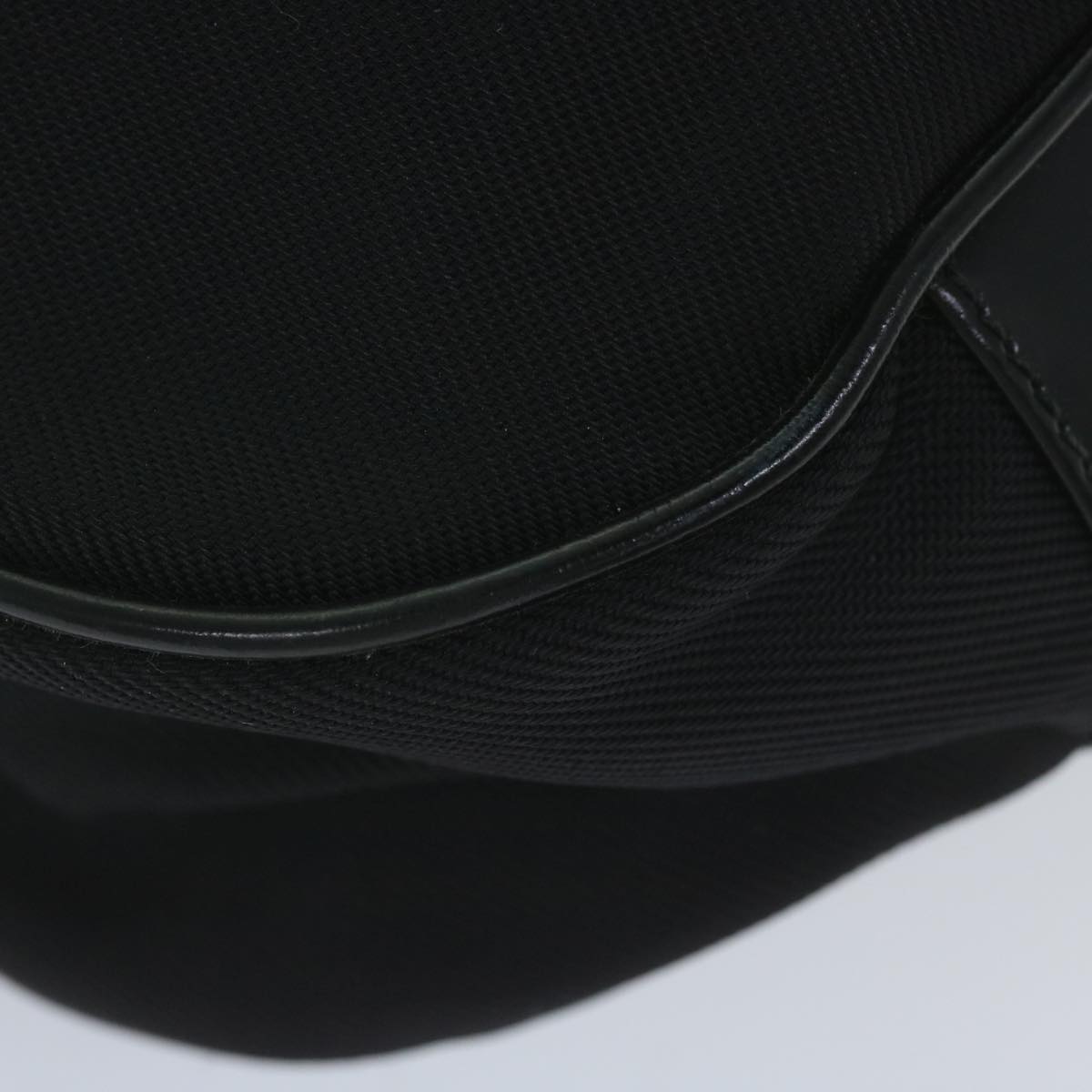 GUCCI Bamboo Shoulder Bag Nylon Black 001 1577 60687