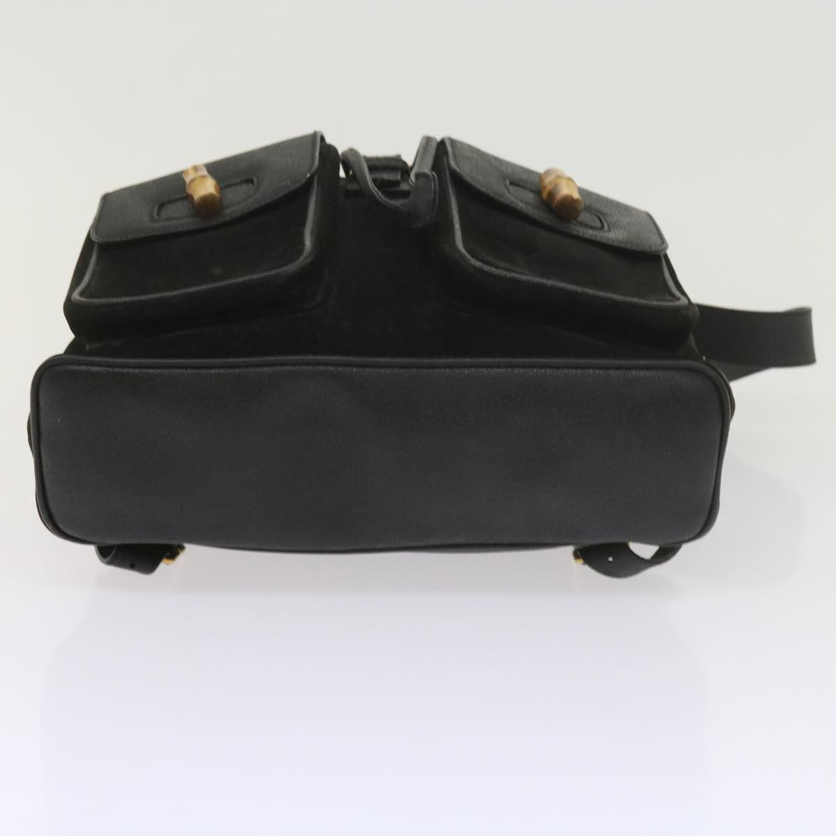 GUCCI Bamboo Backpack Suede Black 003 1119 0016 60693