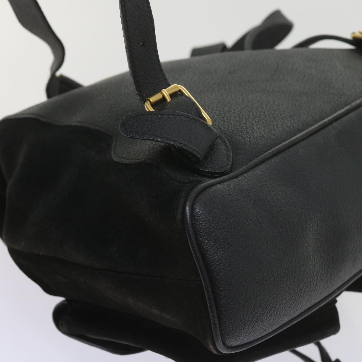 GUCCI Bamboo Backpack Suede Black 003 1119 0016 60693