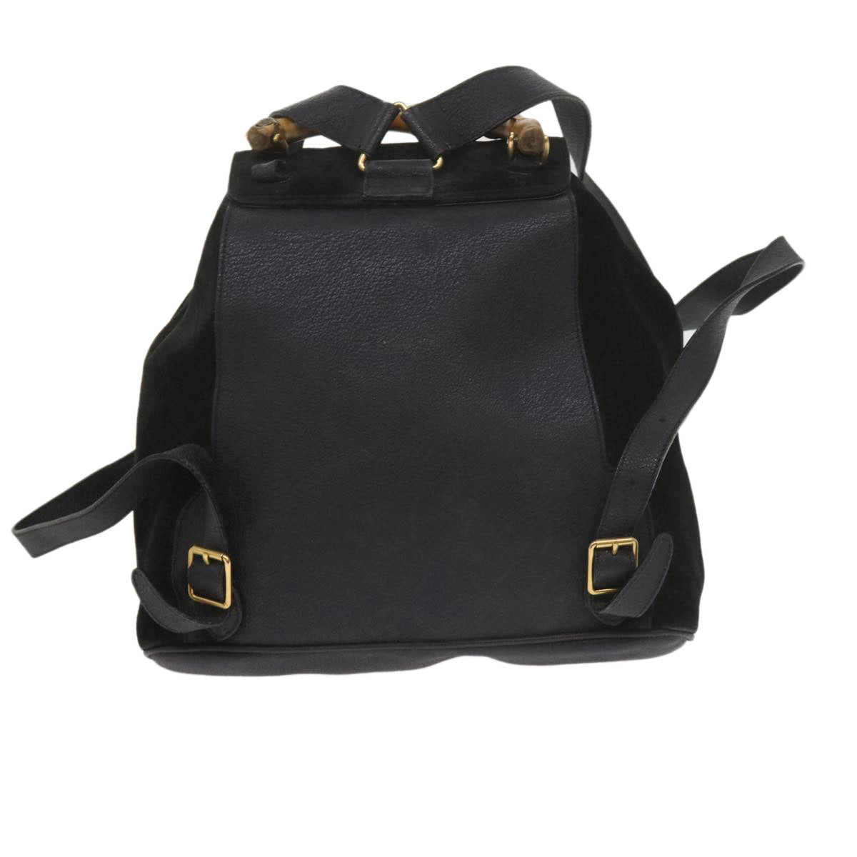 GUCCI Bamboo Backpack Suede Black 003 1119 0016 60693