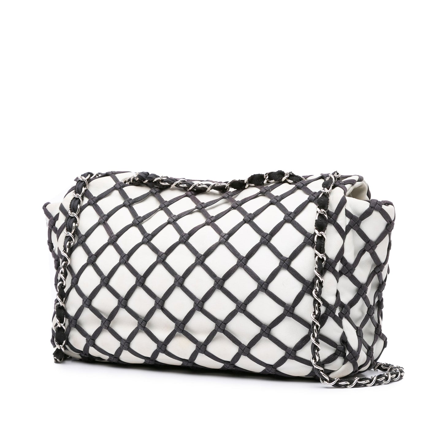 Chanel Sac Jumbo Calfskin Canebiers Net Flap
