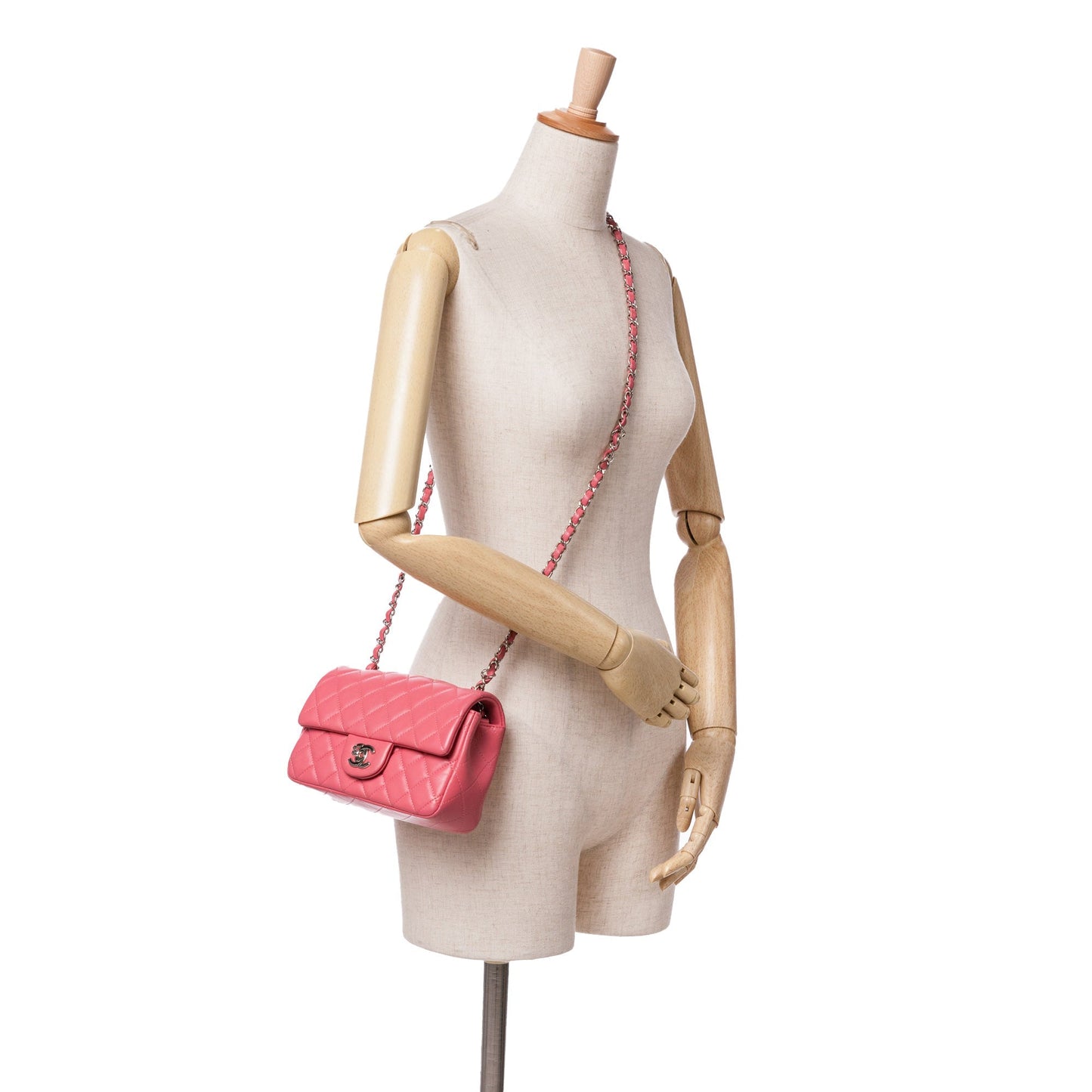 Chanel Sac Mini Rectangular Classic Lambskin Single Flap