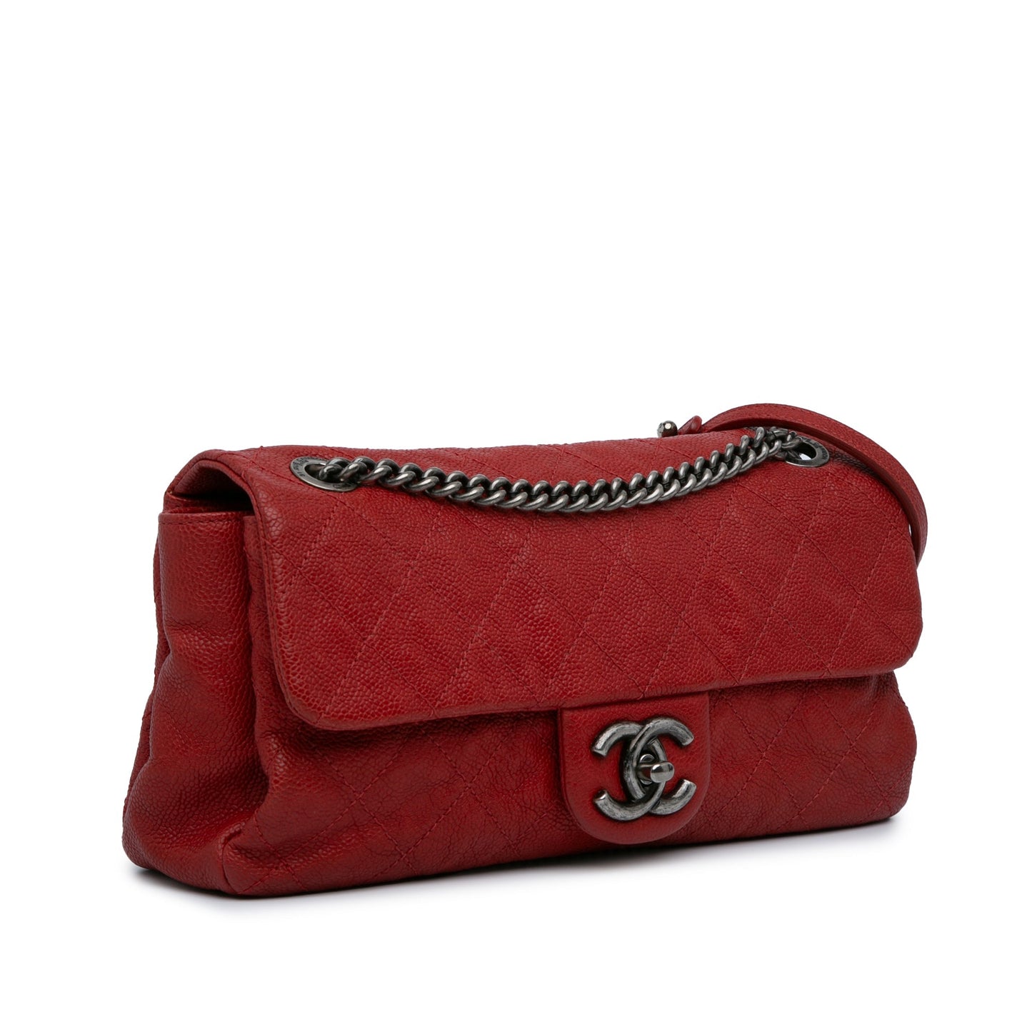 Chanel Sac Medium Quilted Caviar Easy Flap