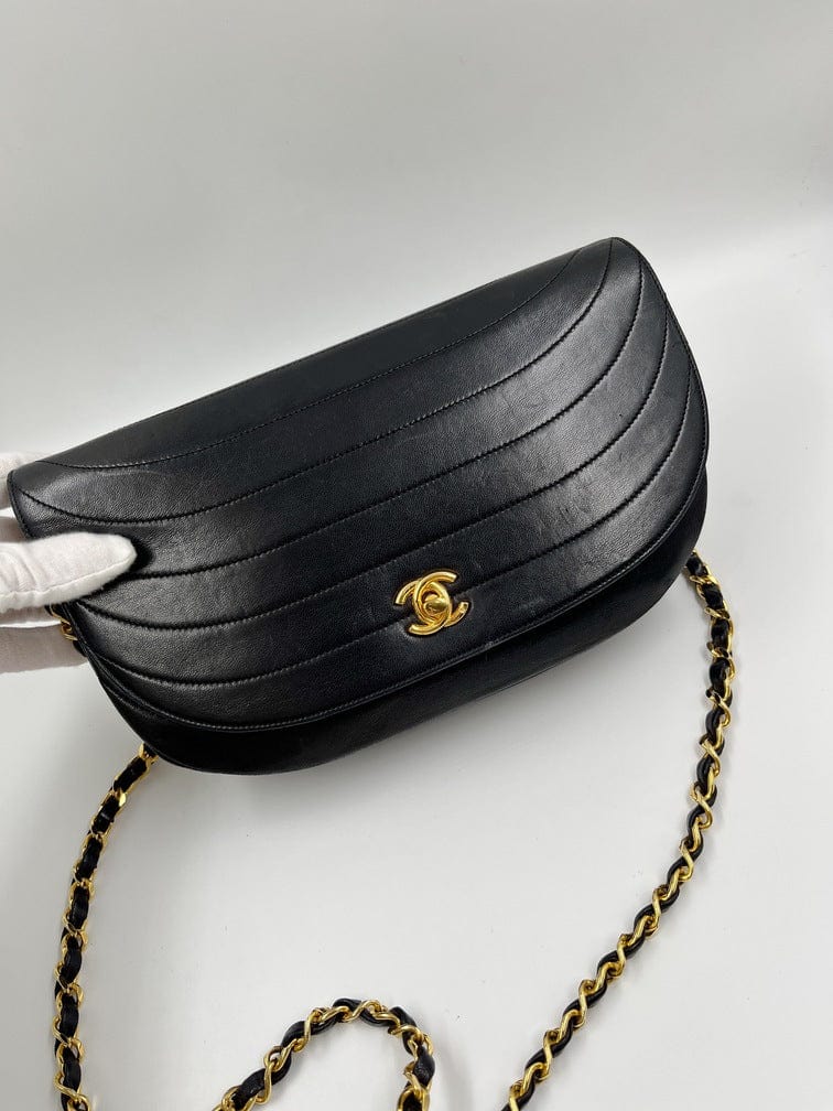 Chanel Vintage Half Moon Flap bag
