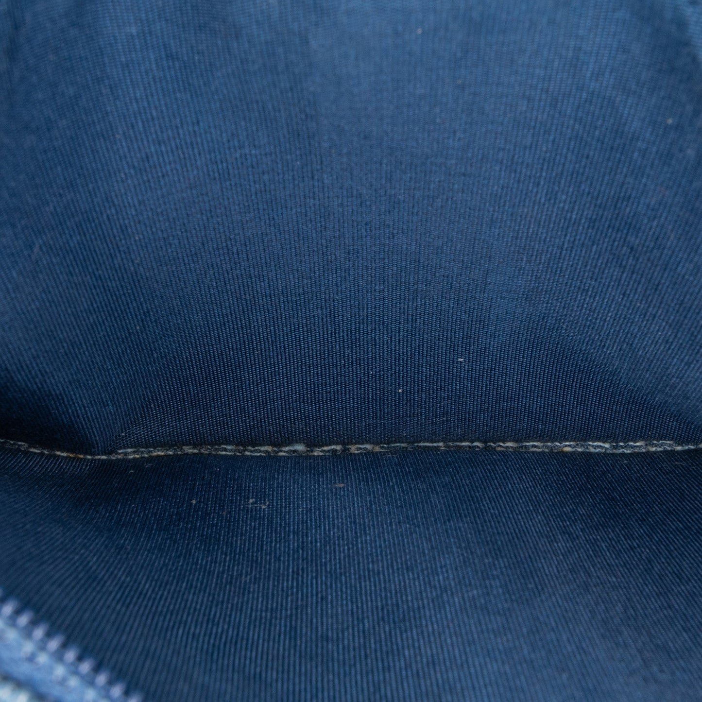 Chanel Sac Frayed Denim Wallet On Chain