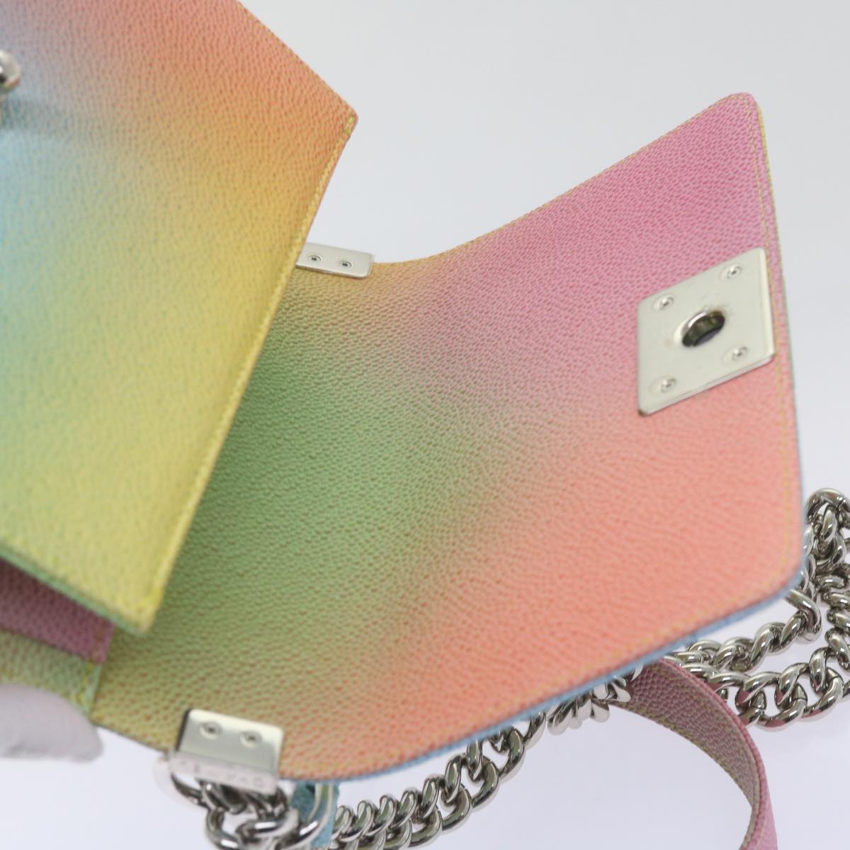 CHANEL Matelasse Boy Chanel Shoulder Bag Caviar Skin Multicolor CC 66965S