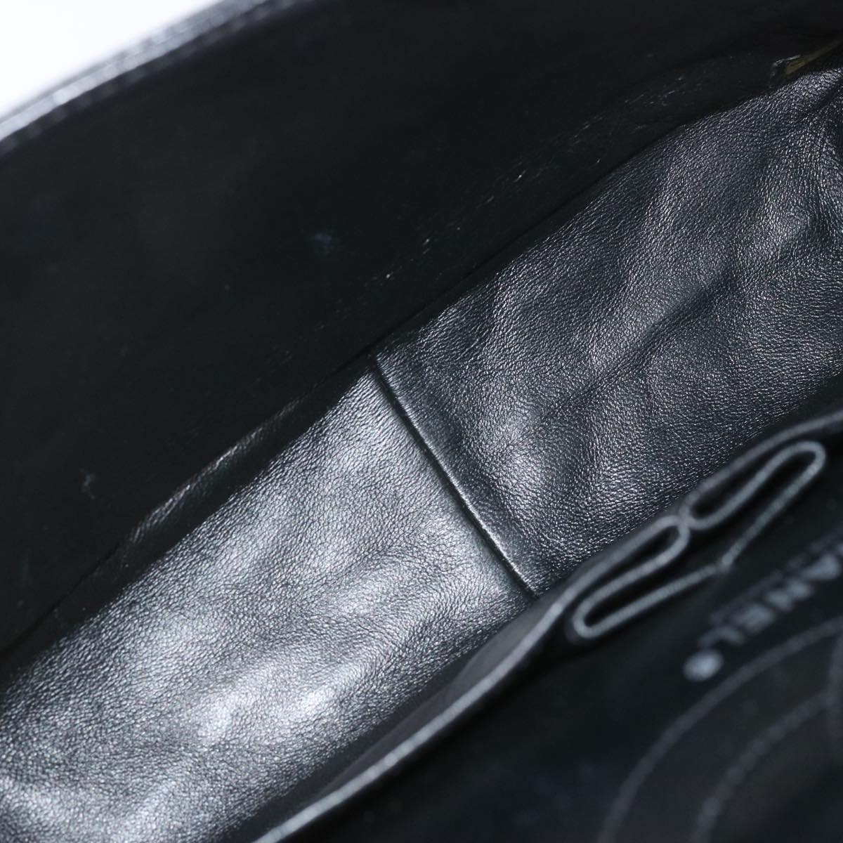 CHANEL 2.55 Matelasse Chain Bag Aged Calfskin Black A37586 CC 67618A