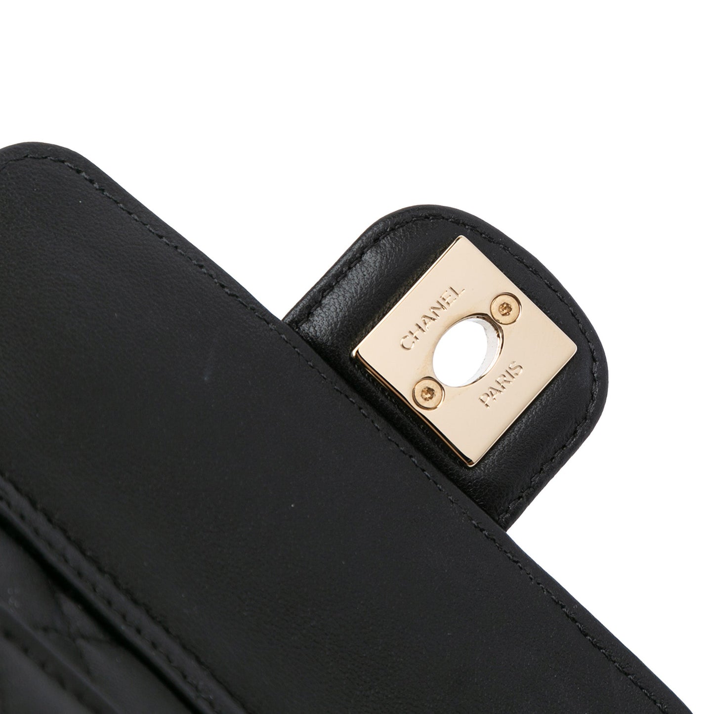 Black Chanel Mini Lambskin CC in Love Heart Crossbody