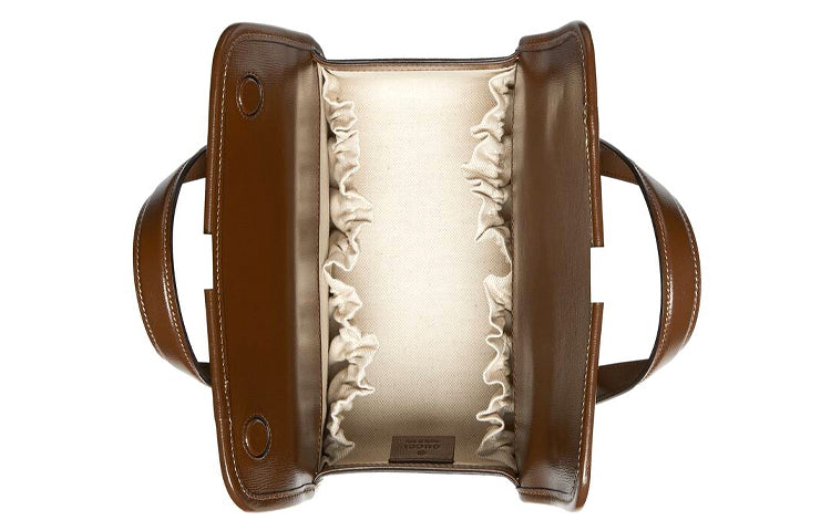 (WMNS) Gucci Canvas Horsebit 1955 Old Flower Logo Single-Shoulder Bag Mini Brown 645453-92TCG-8563
