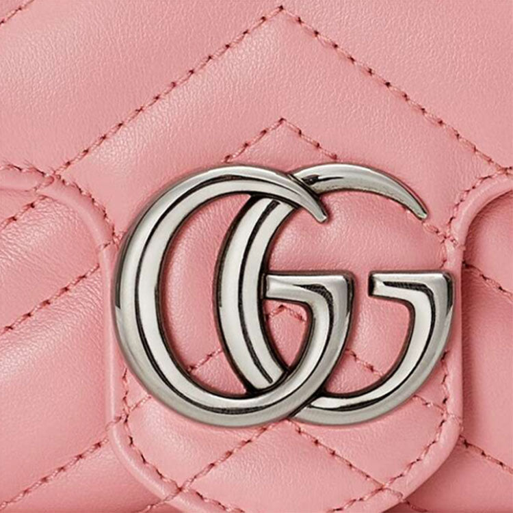 (WMNS) Gucci Marmont Series LeatherBag MIni-Size Pink 476433-DTDCP-5815