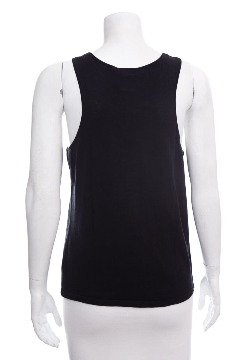 Chanel Black Sleeveless Tank SZ 42