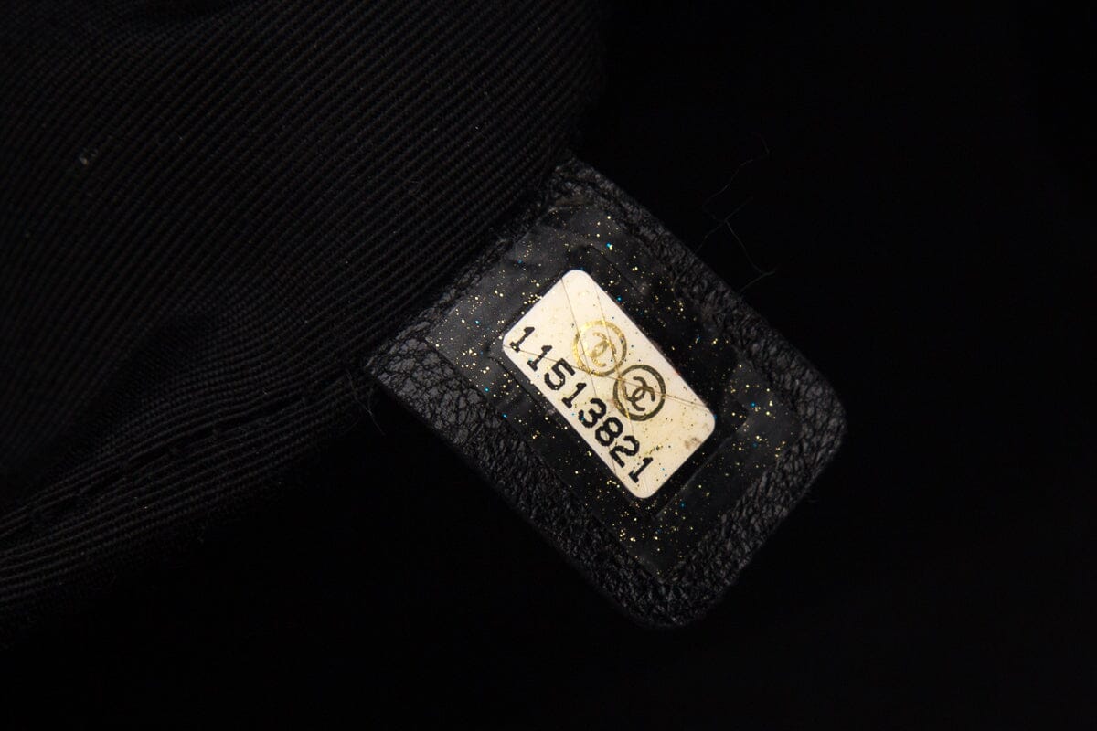 Chanel Black Diamond quilted "2009-2010" Handbag