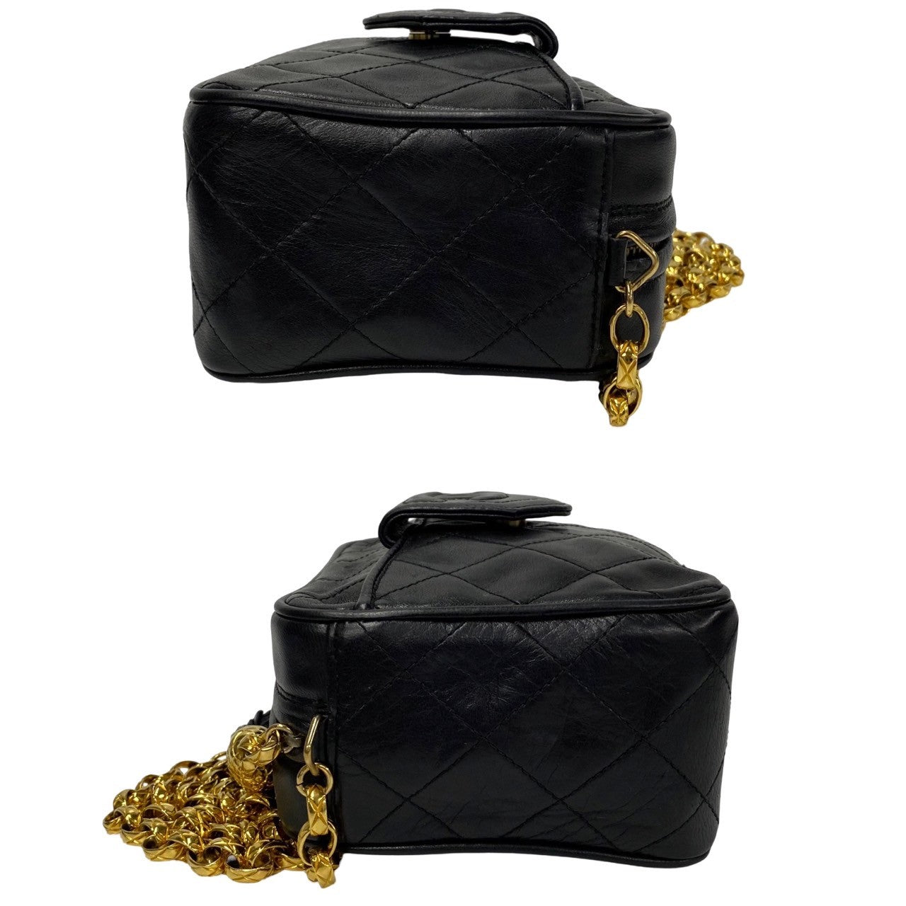 Chanel CC Matelasse Fringe Bag Leather Crossbody Bag