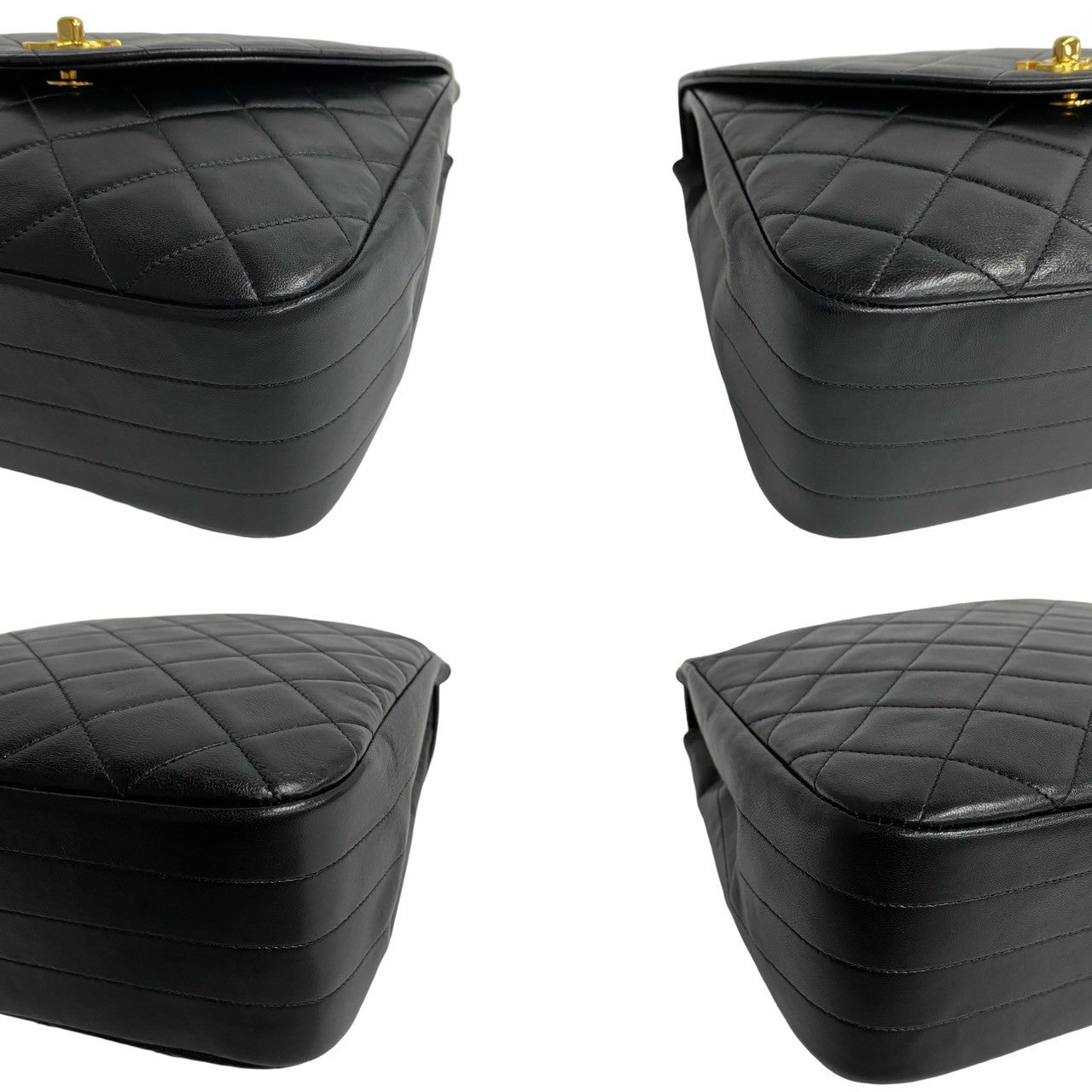 Chanel CC Half Moon Flap Crossbody Bag Leather Crossbody Bag