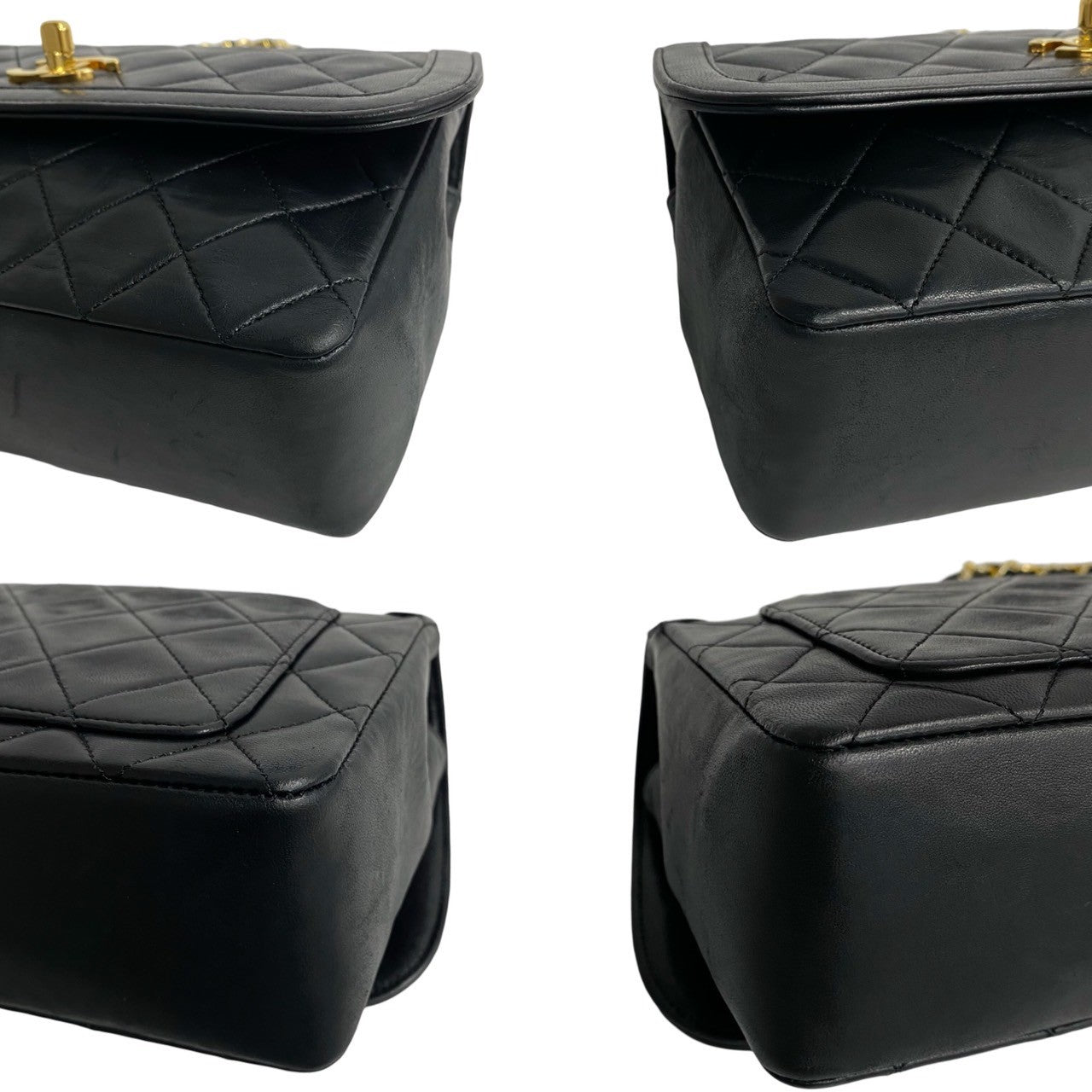 Chanel Matelasse Coco Lambskin Chain Shoulder Bag Leather Shoulder Bag 53396