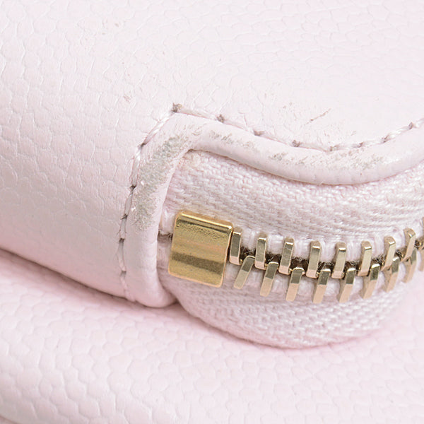 Chanel Caviar Skin Matelasse Top Handle Bag
