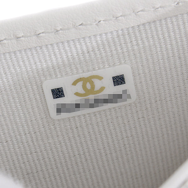 Chanel Caviar Skin Compact Trifold Wallet