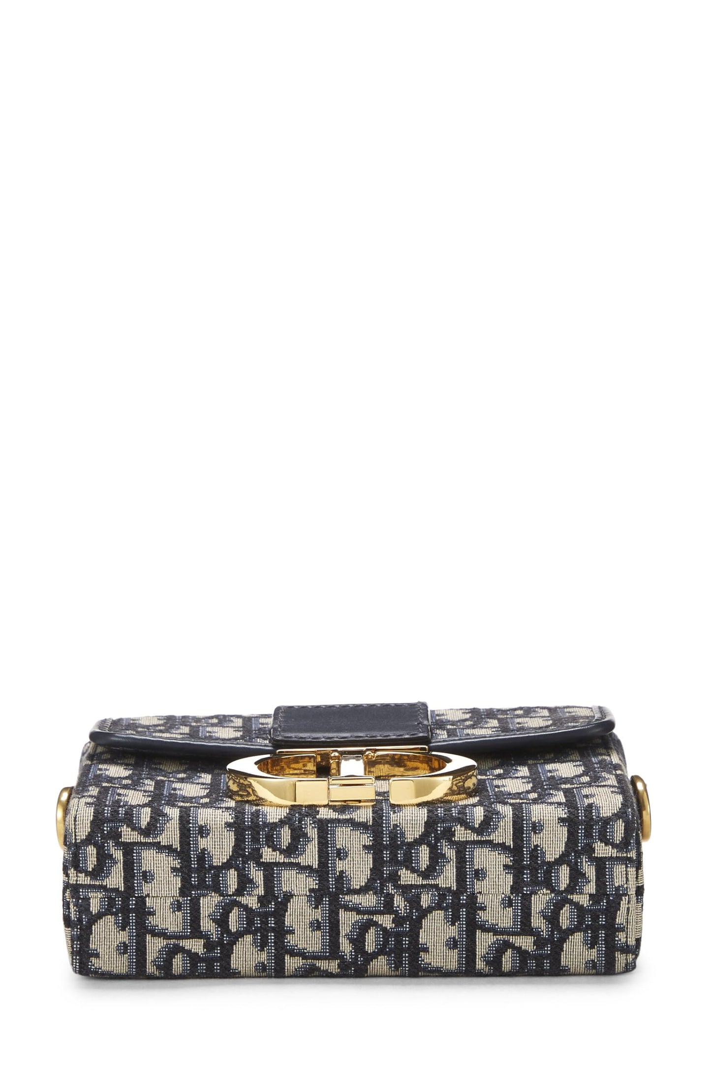 Dior, Navy Oblique Jacquard 30 Montaigne Box Bag, Navy