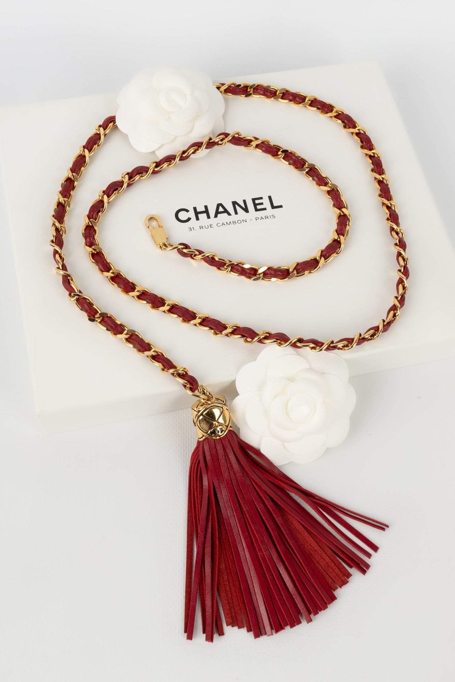 Ceinture en cuir Chanel