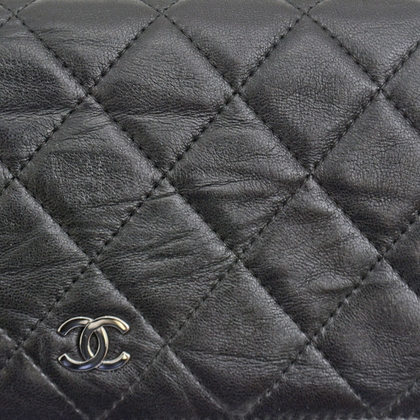 Chanel Matelasse Lambskin Bifold Long Wallet A31509 in Great Condition