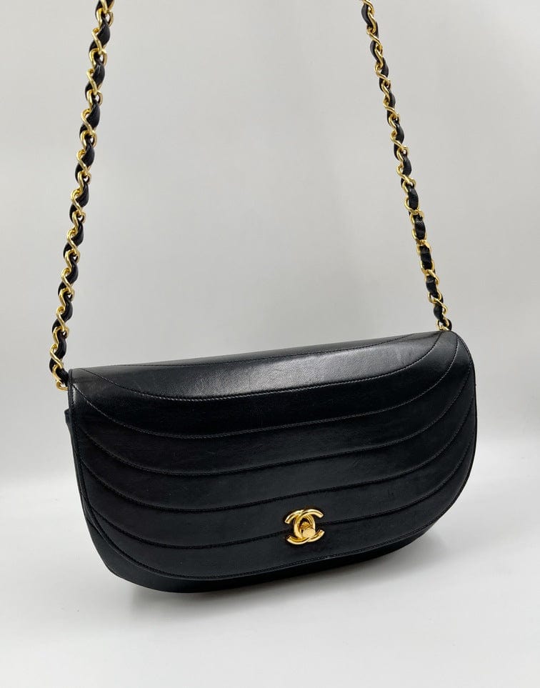 Chanel Vintage Half Moon Flap bag