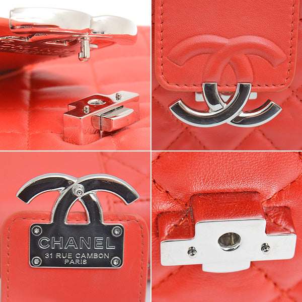 Chanel Leather Matelasse Half Coco Chain Shoulder Bag