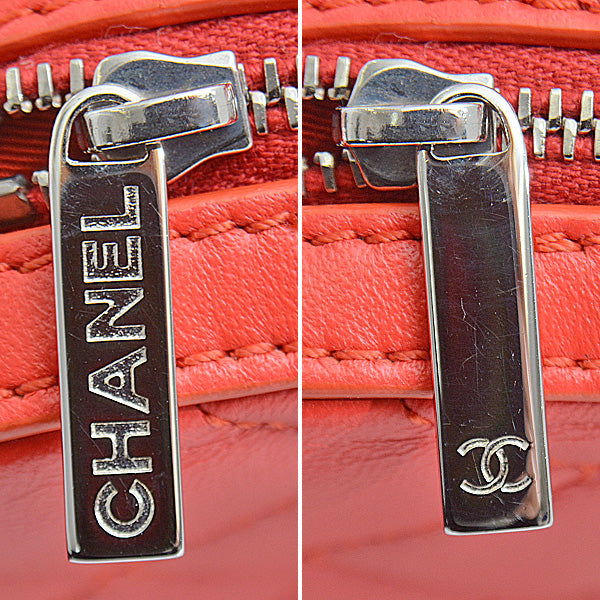 Chanel Leather Matelasse Half Coco Chain Shoulder Bag
