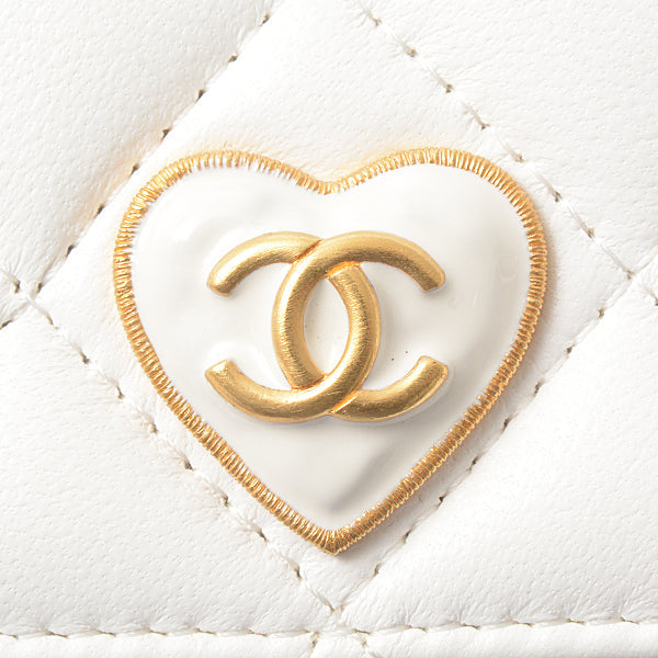 Chanel Leather Matelasse Small Flap Wallet