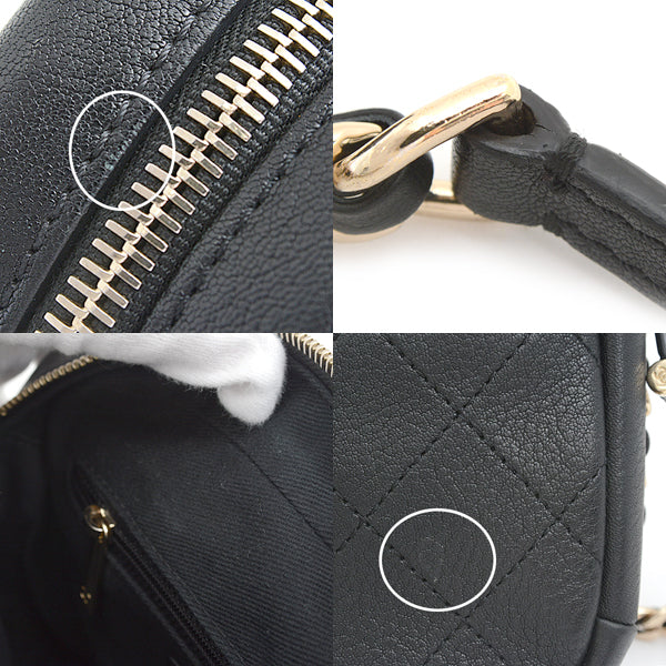 Chanel Chain Shoulder Camera Bag Black
