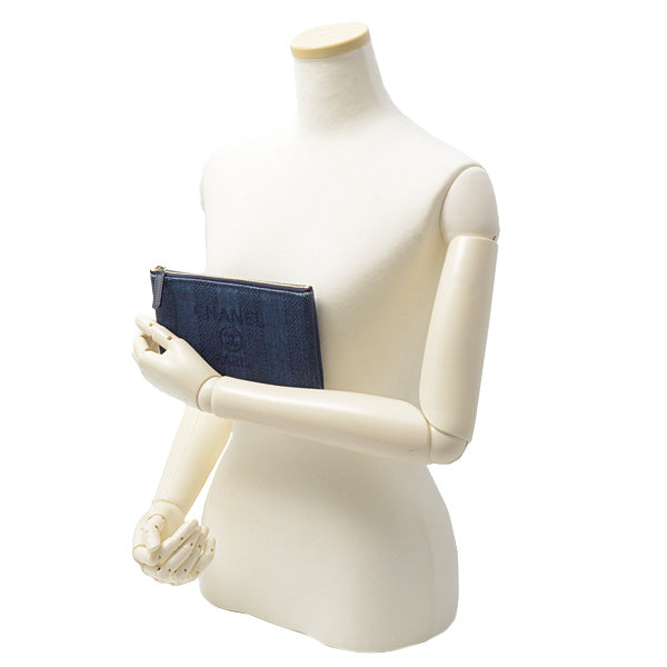 Chanel Pouch for Women and Men, Navy, New