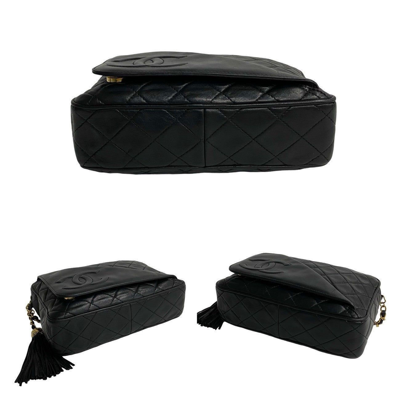 Chanel CC Matelasse Camera Bag Leather Crossbody Bag