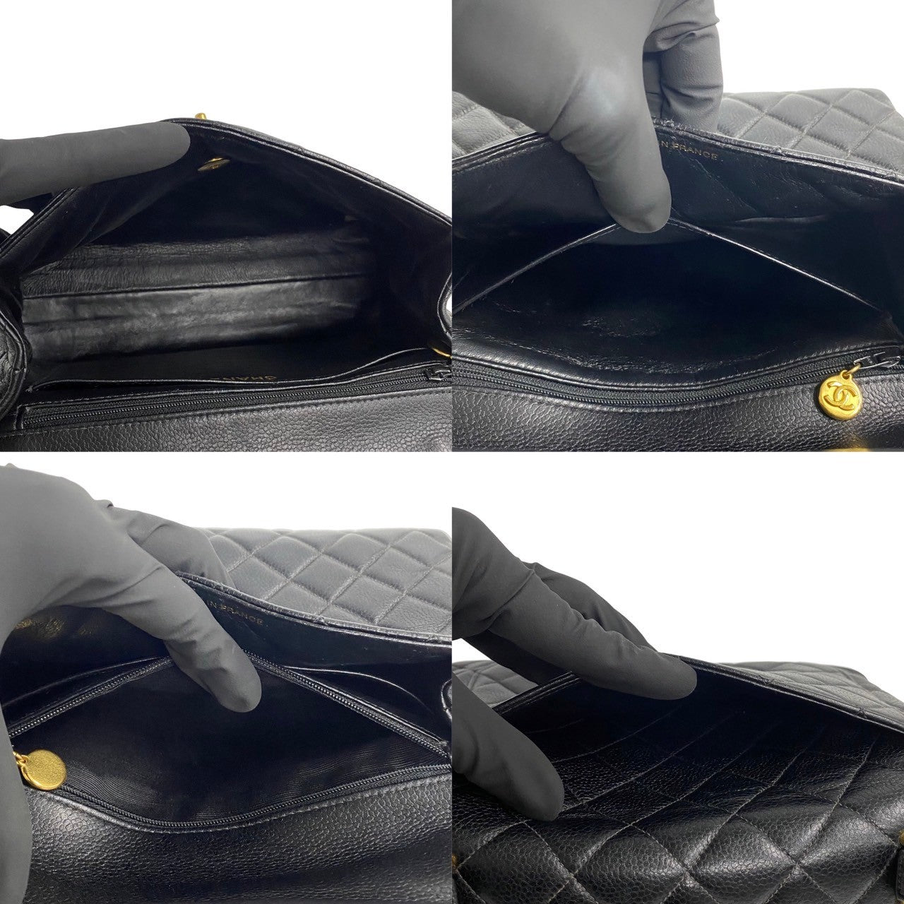 Chanel Matelasse Handbag Leather Handbag A12397