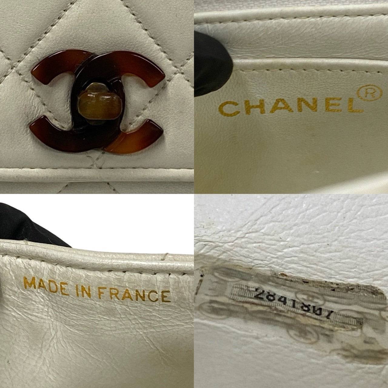 Chanel CC Matelasse Mini Chain Bag Leather Handbag