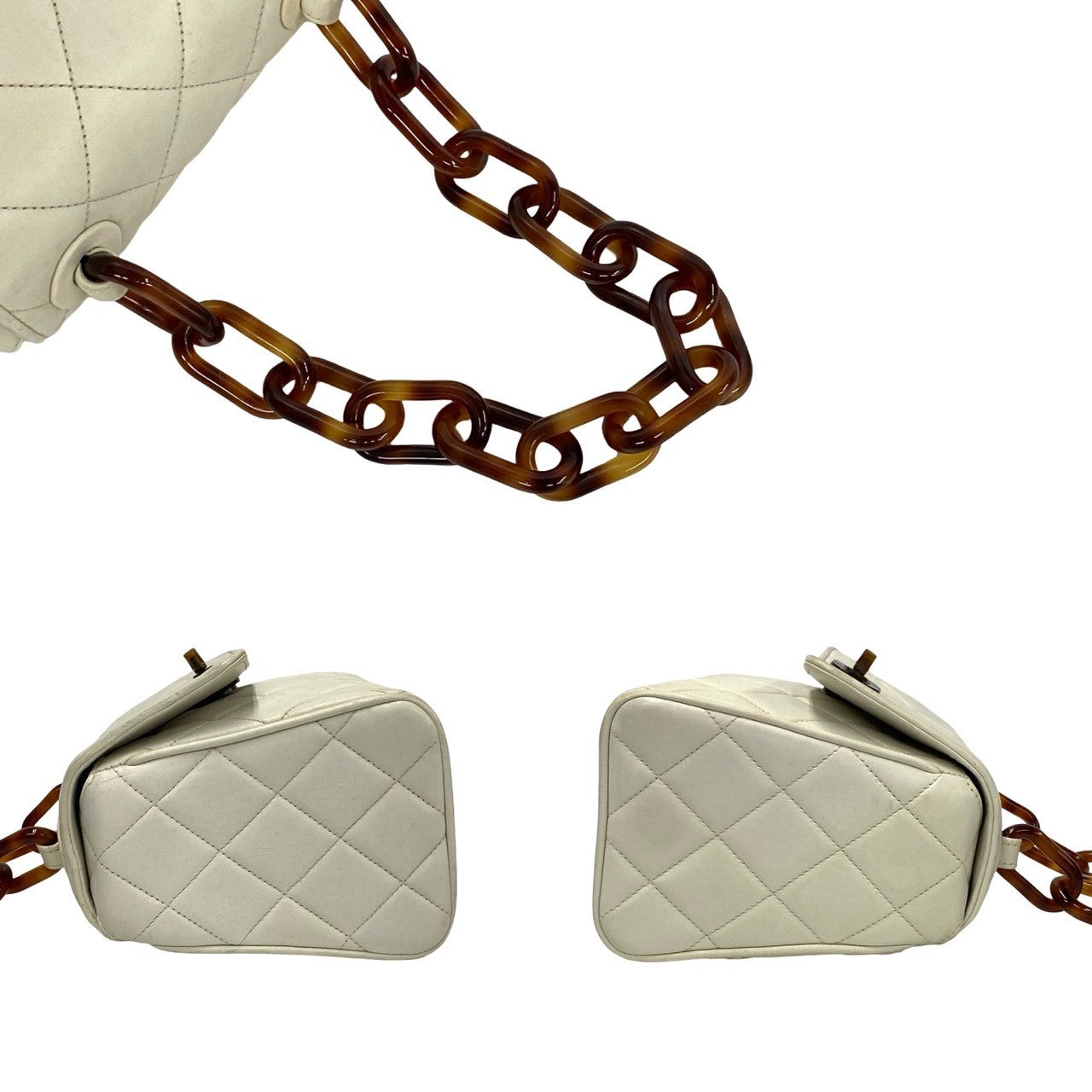 Chanel CC Matelasse Mini Chain Bag Leather Handbag