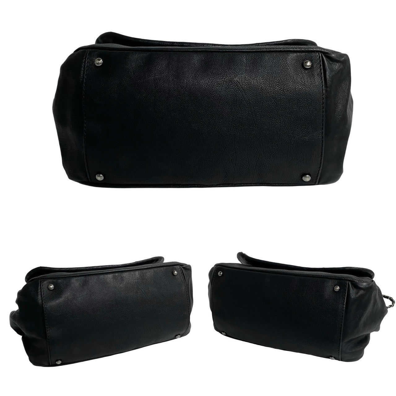 Chanel CC Quilted Leather Shoulder Bag Leather Crossbody Bag