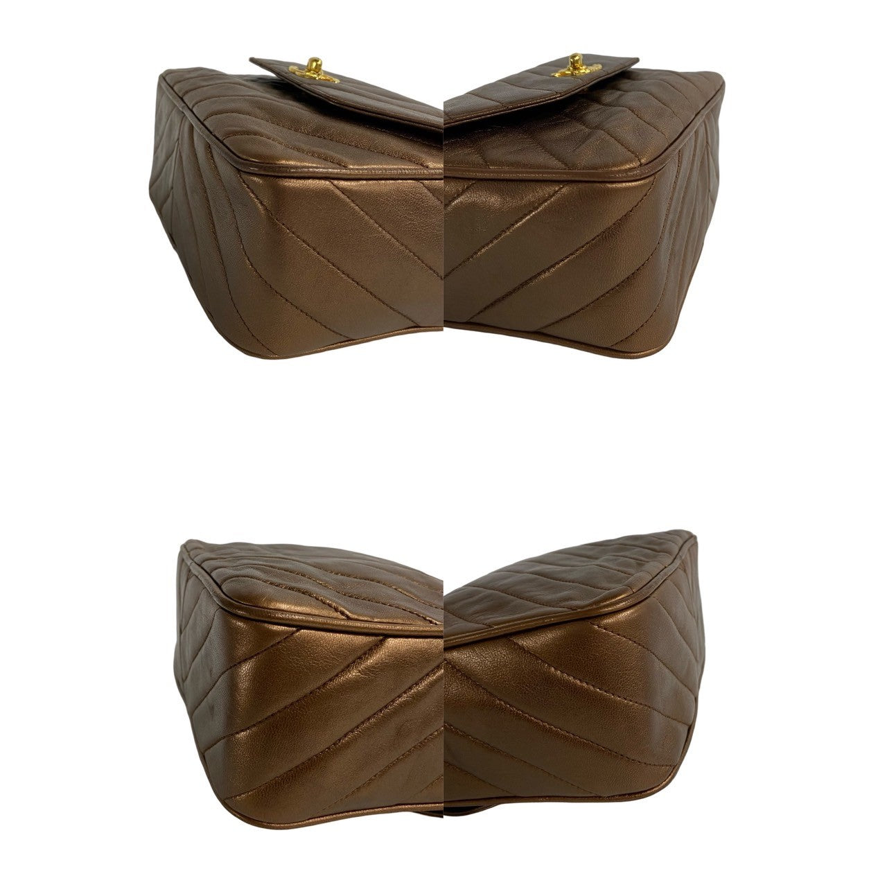 Chanel Quilted Leather Chain Crossbody Bag Leather Crossbody Bag
