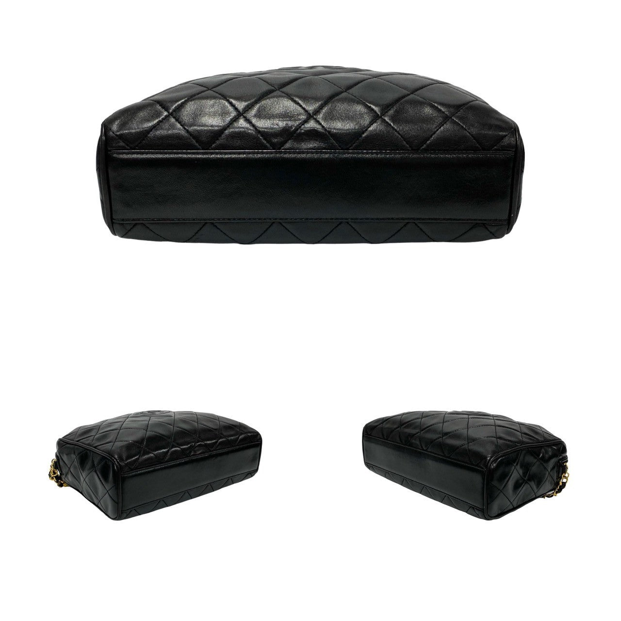 Chanel Quilted Leather Tassel Camera Bag Leather Crossbody Bag