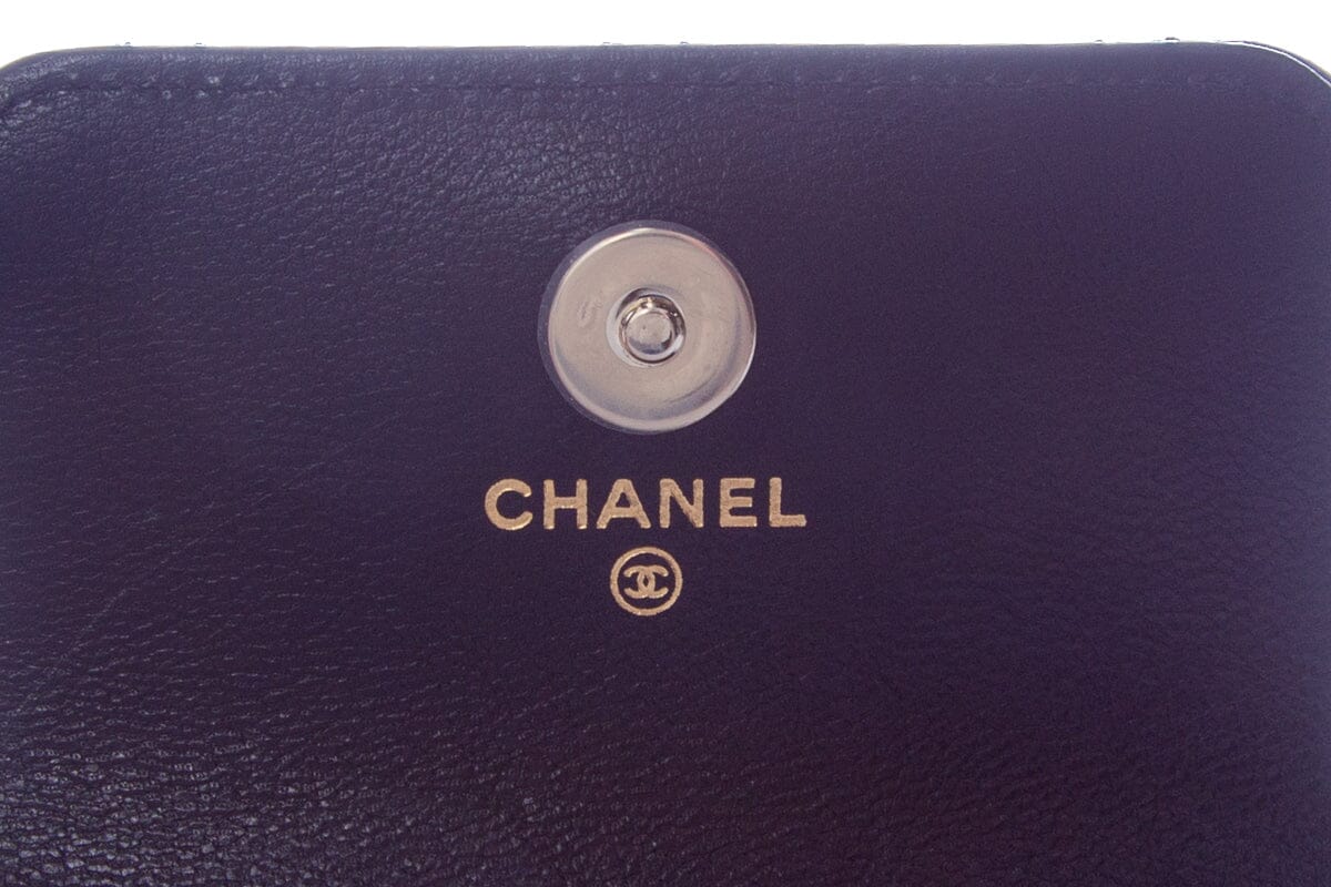 Chanel Black Mini Lambskin Flap Two Toned Hardware Belt Bag