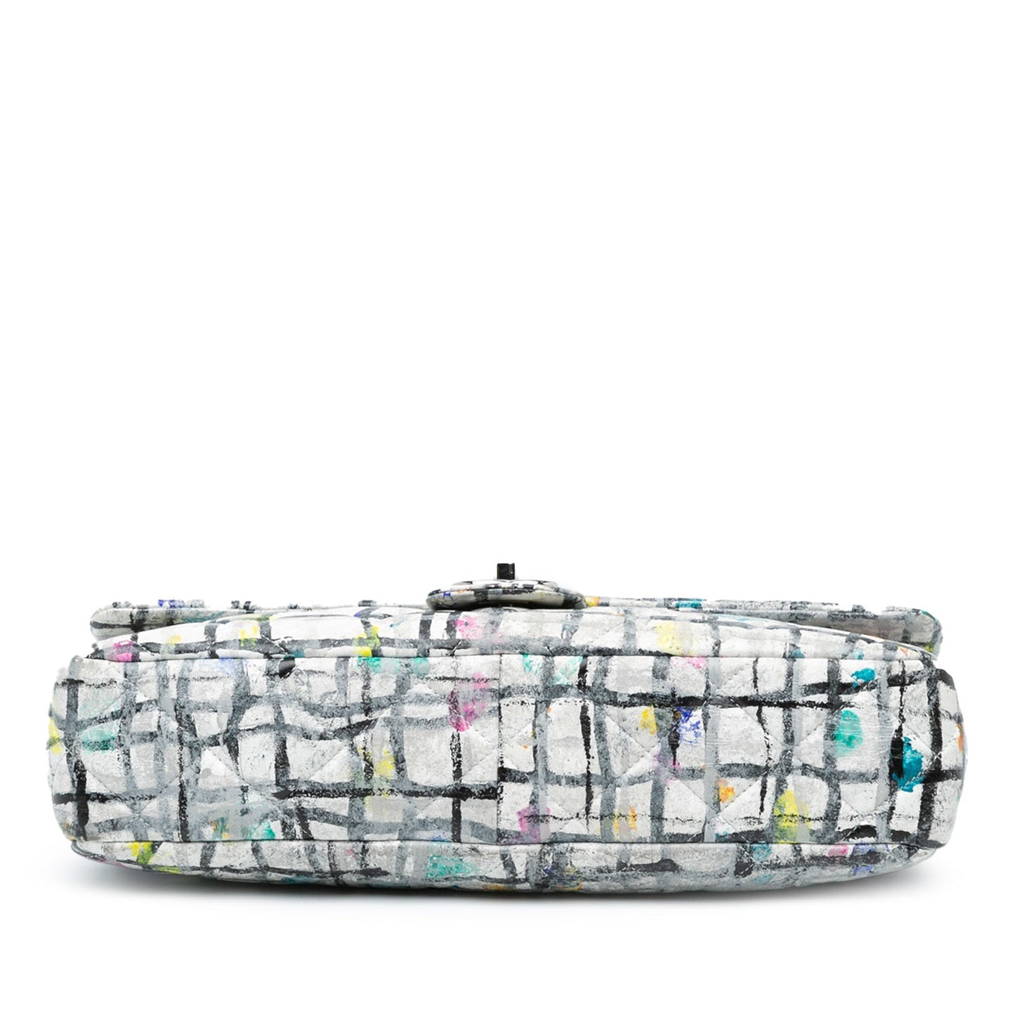 Chanel Sac Medium Calfskin Hand Painted Graffiti Flap