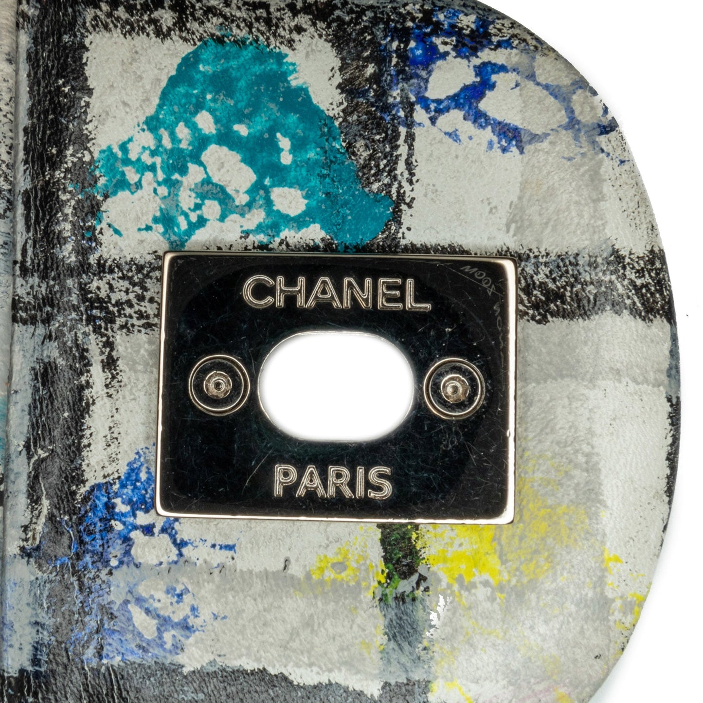 Chanel Sac Medium Calfskin Hand Painted Graffiti Flap