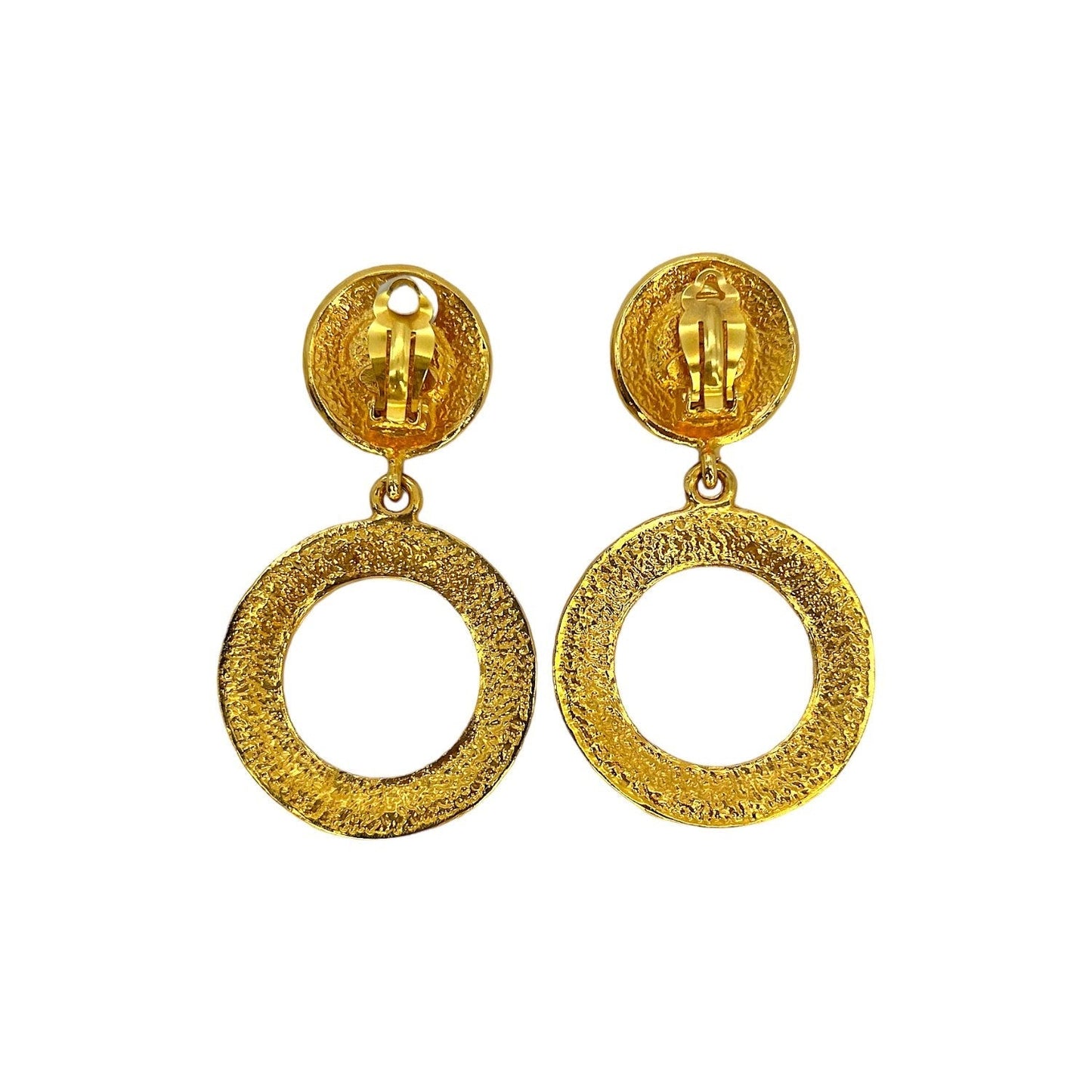 Chanel Vintage Faux Pearl Clip-On Earrings