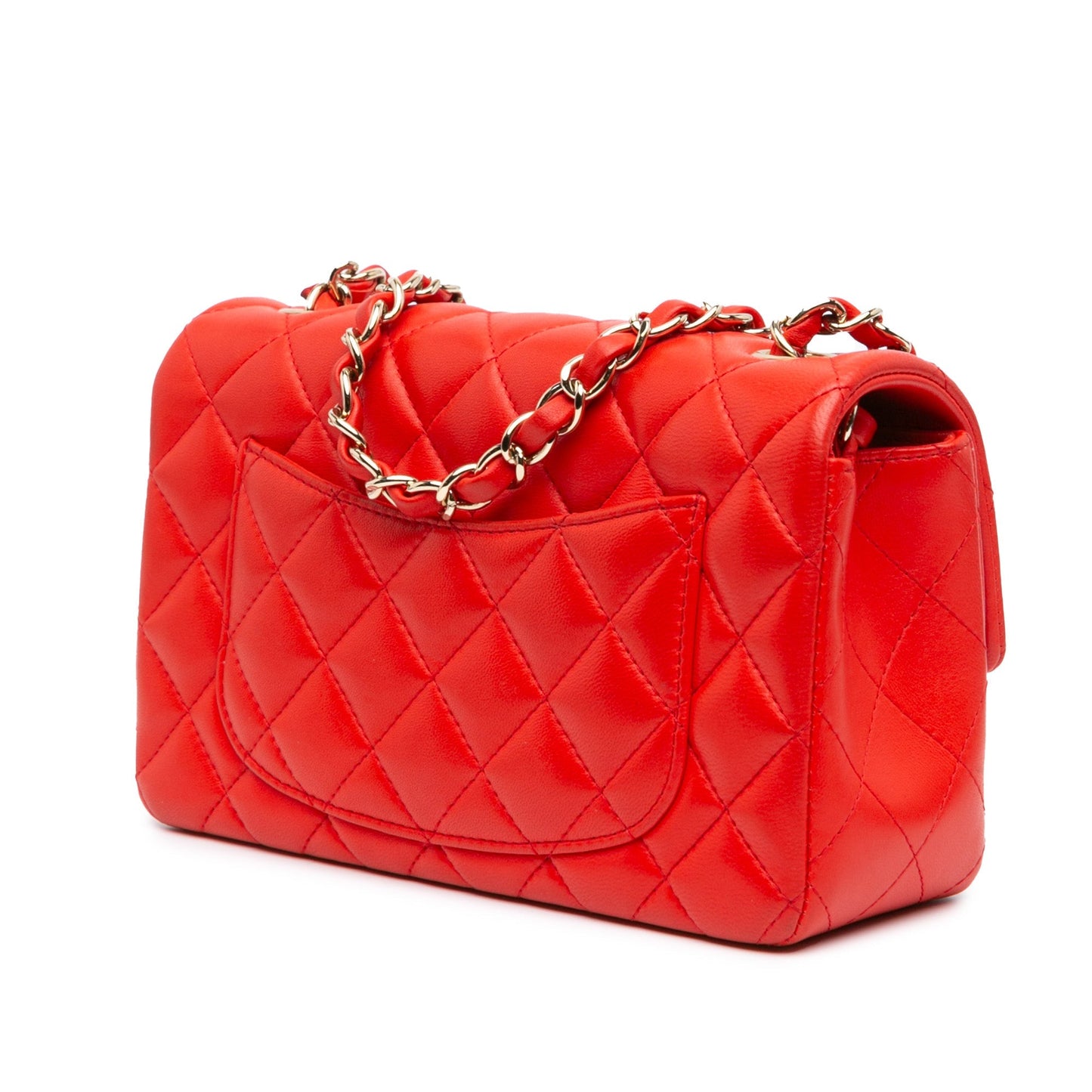 Chanel Sac Mini Rectangular Classic Lambskin Single Flap